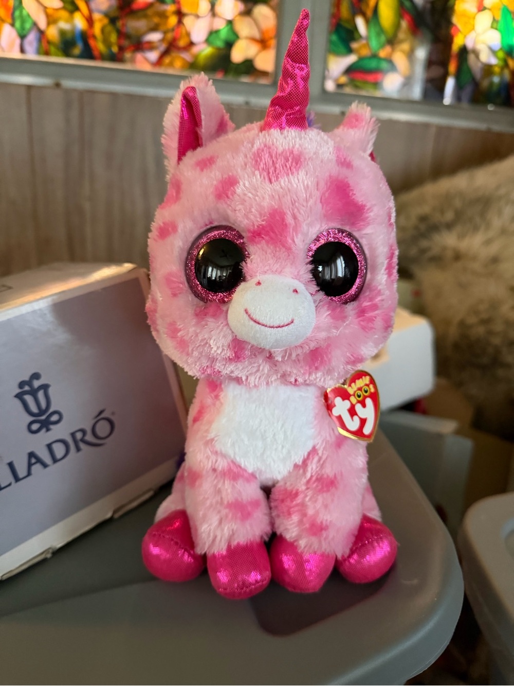 TY Beanie Boo Pink Unicorn Sugar Pie plush